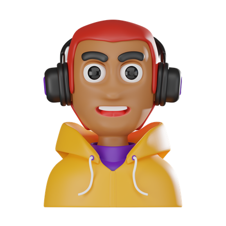 DJ  3D Icon