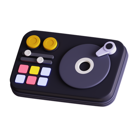 DJ  3D Icon