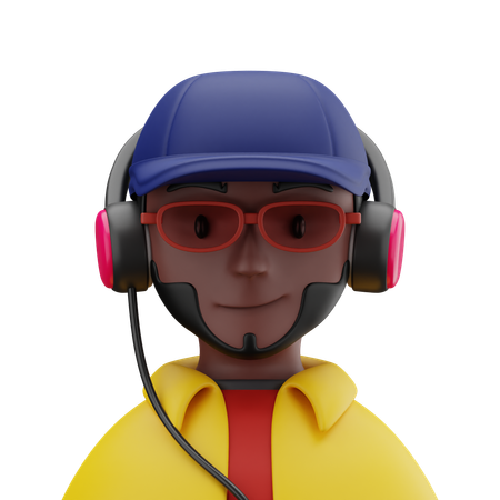 DJ  3D Icon