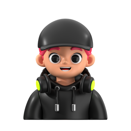 DJボーイ  3D Icon
