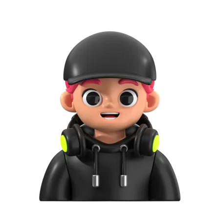 DJボーイ  3D Icon