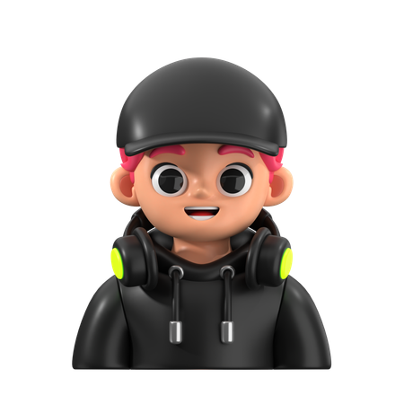 Dj Boy  3D Icon
