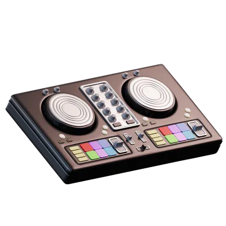 DJコントローラー  3D Icon
