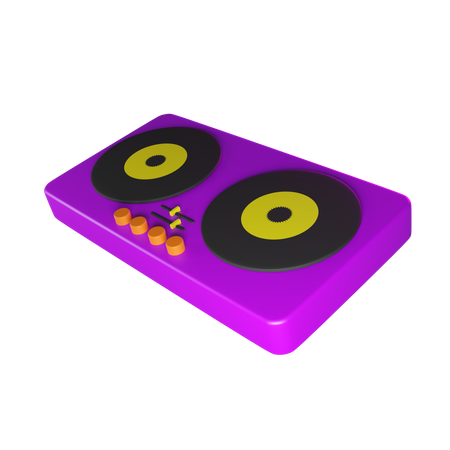 DJ de música  3D Icon