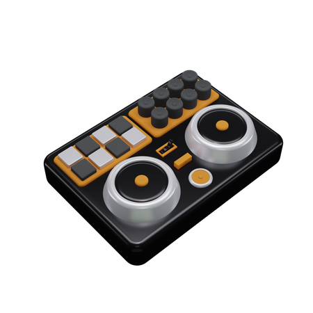 Deck de DJ  3D Icon