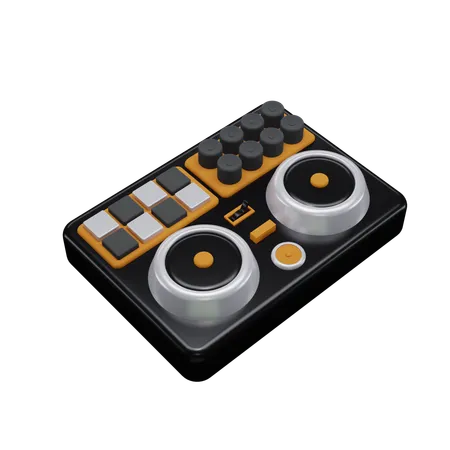 Deck de DJ  3D Icon