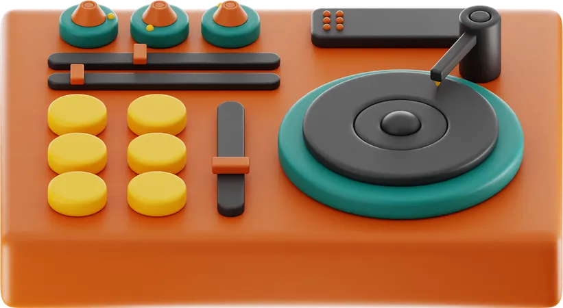 Dj Equipment  3D Icon