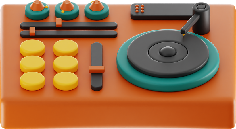 Dj Equipment  3D Icon