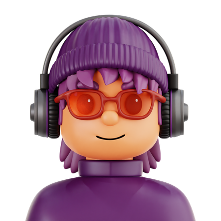DJマン  3D Icon