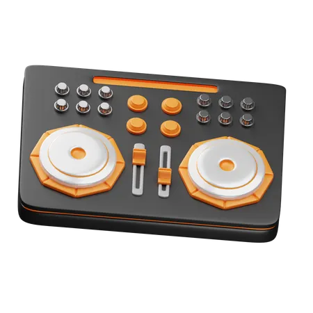 DJ-Mischpult  3D Icon