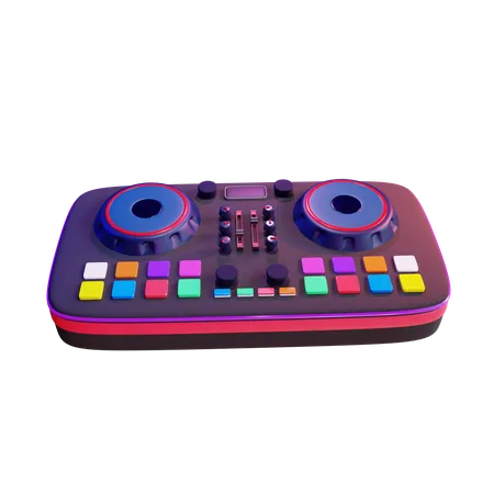 Dj Mixer Turntable  3D Icon