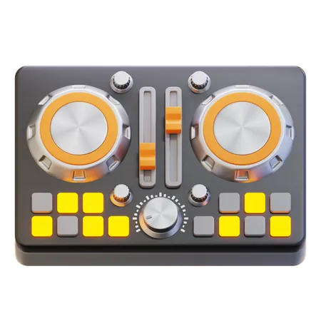 DJ-Plattenspieler  3D Icon
