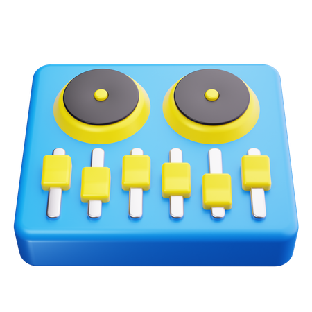 DJ-Plattenspieler  3D Icon