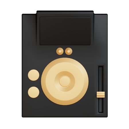 Dj Player  3D Illustration