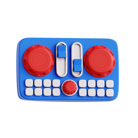 DJ Turntable  3D Icon