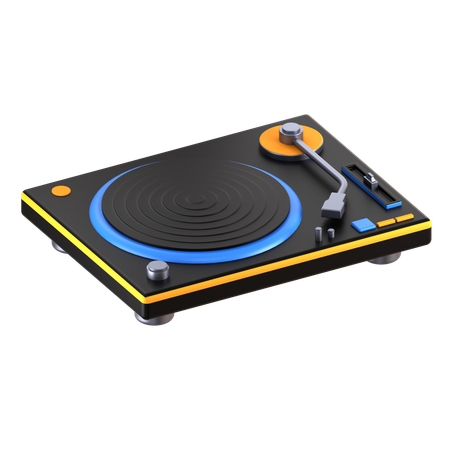 Dj Turntable  3D Icon