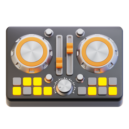 Dj Turntable  3D Icon