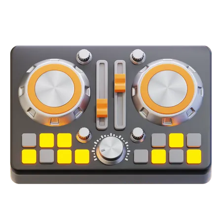 Dj Turntable  3D Icon