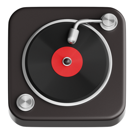 Dj Vinyl  3D Icon