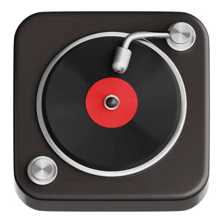 Dj Vinyl  3D Icon