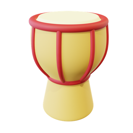 Djembe 3D Icon