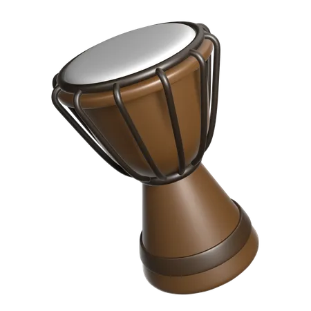 Djembe 3 D Icon Pack Definido Para Banner E Design UX UI 3D Icon