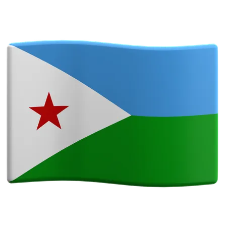 Djibuti  3D Icon