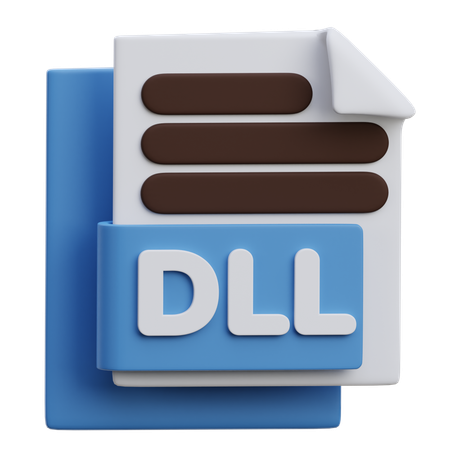 Arquivo dll  3D Icon