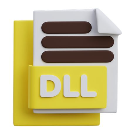 Arquivo dll  3D Icon