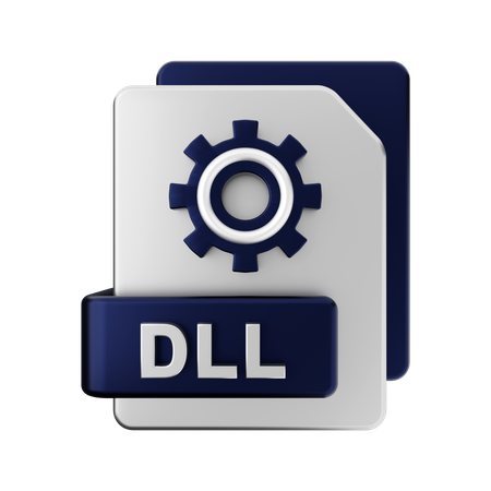 DLL-Datei  3D Illustration