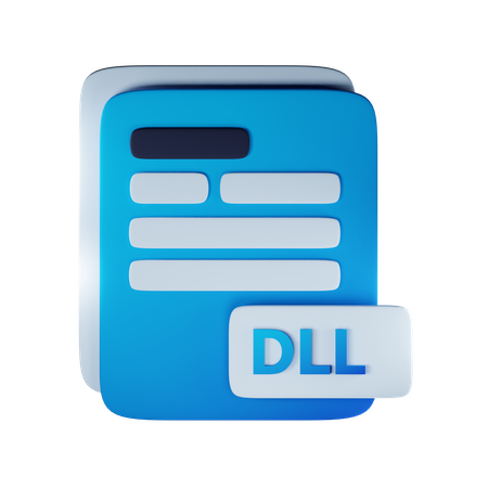 DLL-Dateierweiterung  3D Icon