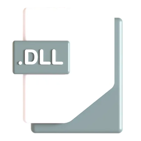 DLL-Erweiterung  3D Icon