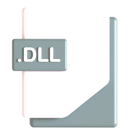 Dll拡張子  3D Icon