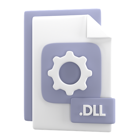 DLL File  3D Icon