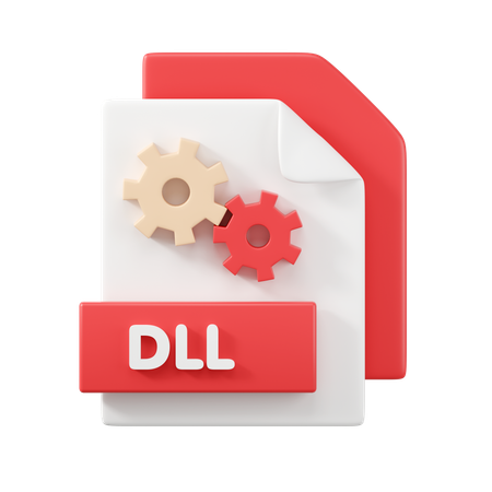 DLL File  3D Icon