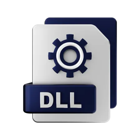 DLL File  3D Illustration