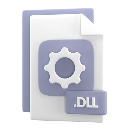 Dll 파일  3D Icon