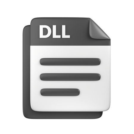 DLL File  3D Icon