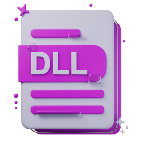 DLL File  3D Icon