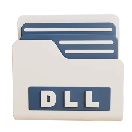 DLL Folder  3D Icon