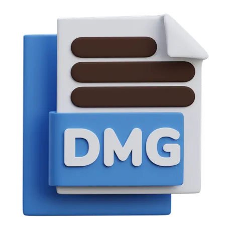 Dmg-Datei  3D Icon