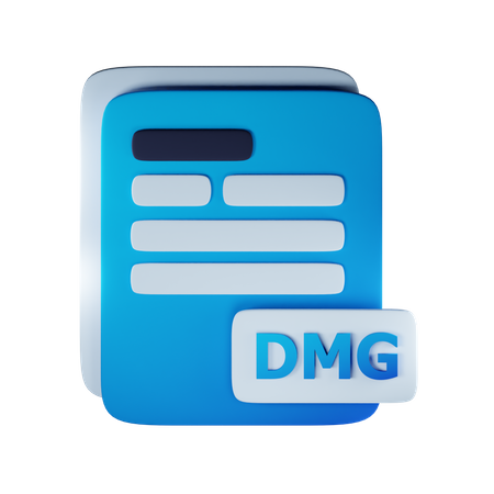 Dmg Dateierweiterung  3D Icon