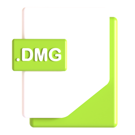 Extensão dmg  3D Icon