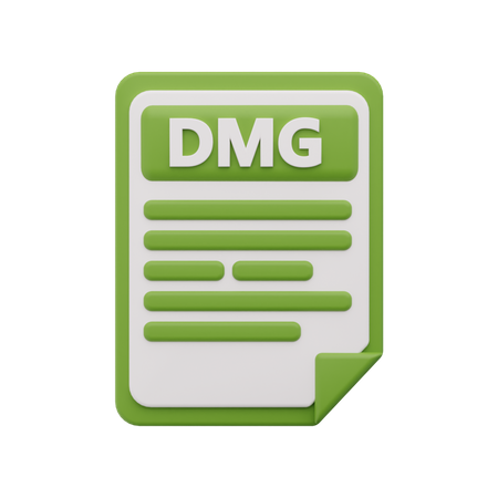 Dmg file  3D Icon