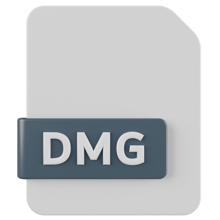 DMG File 3D Icon