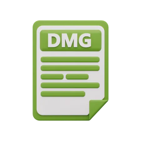 Dmg file 3D Icon