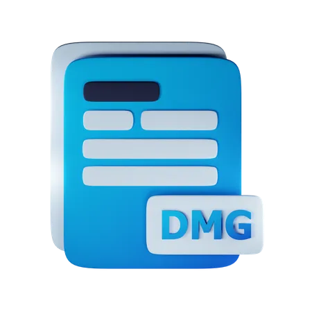 Dmg file extension 3D Icon