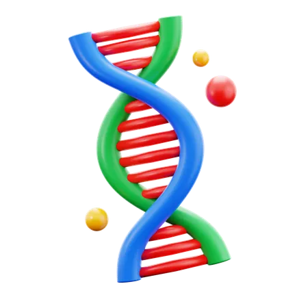 Dna Genetic Chromosome Object Symbol Medical Hospital 3 D Icon Illustration Render Design 3D Icon
