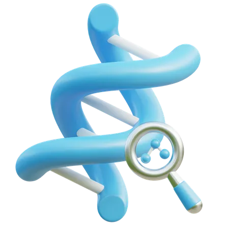 DNA Helix Symbolizing Genetic Code And Scientific Discovery Concept 3D Icon
