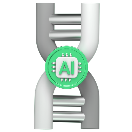Dna  3D Icon